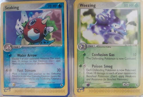 Lotto carte pokemon ruby - ex,