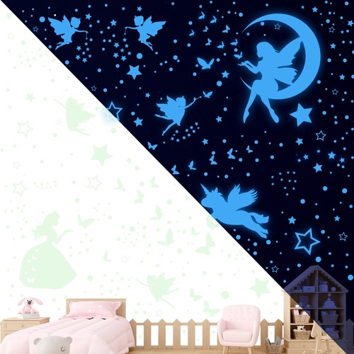 Adesivi murali unicorno stelle - adesivi,