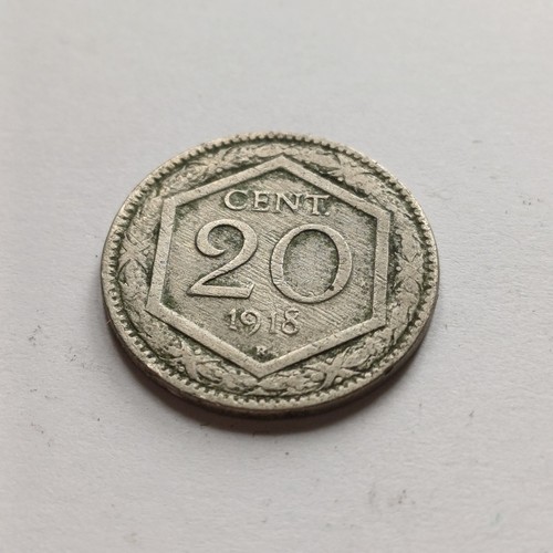 Moneta cent esagono 1918 - 20,