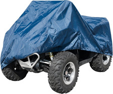 Copertura Impermeabile Antipioggia per Moto/Bici/Atv/Quad, Blu, L