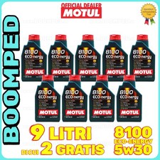 MOTUL 8100 Eco-Nergy 5W30 olio auto FORD WSS-M2C913-D SP A5/B5 9 LITRI 09MO71