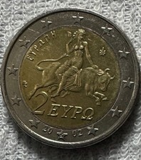Moneda euros grecia - euros, 2002