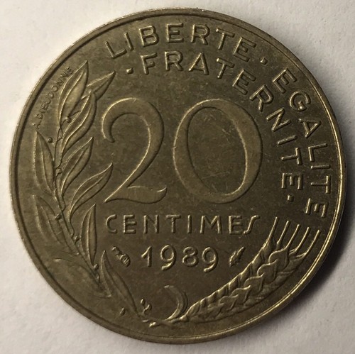 156 moneta francese 20 - f.156,