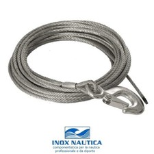 CAVO PER VERRICELLO ALAGGIO MANUALE IN ACCIAIO ZINCATO ARGANELLO BARCA NAUTICA