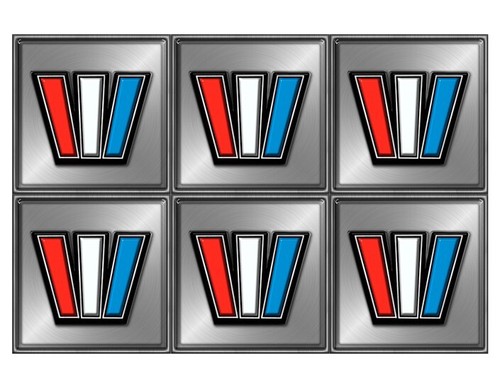 Wellcraft set adesivi crest - set,