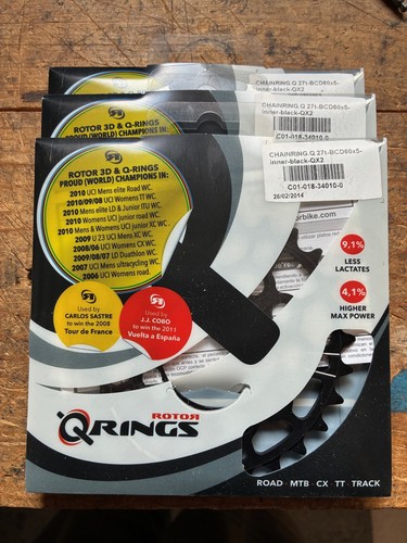 Rotore qx2 rings 27t 60bcd - rotore, q-rings
