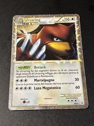 Carta pokemon ursaring holo - pokemon,