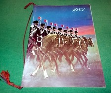 CALENDARIO dell'Arma dei CARABINIERI del 1983 con Cordoncino