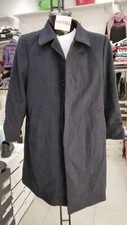 CAPPOTTO LEBOLE Uomo Man Misto Cashemere Blu  VINTAGE tg 50  MON1537LZ