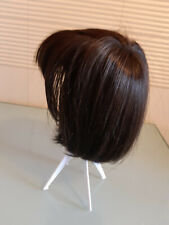 Parrucca capello naturale caschetto castano