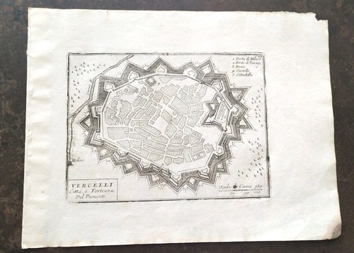 Stampa antica vercelli - stampa,