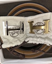 Auth HERMES Black Brown