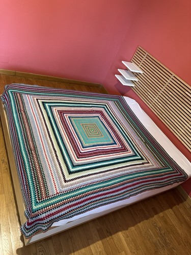 Coperta lana fatta - -,
