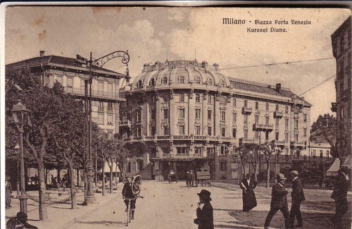 Milano citta viaggiata 1918 - milano,
