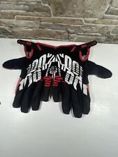 COPPIA GUANTI MOTO CROSS ENDURO KART MINI MOTO BICI MTB QUAD 100% neri rossi