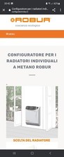 radiatore individuale a metano ROBUR