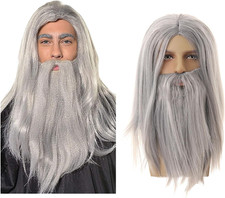 Wizard Mago Stregone Parrucca