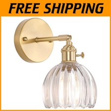 Applique retrò in ottone con braccio regolabile - illuminazione camera da letto