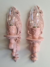 Coppia di applique in ceramica anni '60 realizzato da Leoni S. Polo