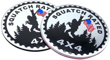 2pc SasSquatch Rated Badge