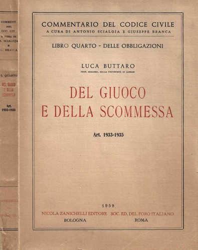 Commentario del codice civile - del,