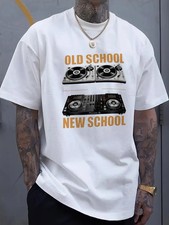 T-shirt grafica giradischi dj