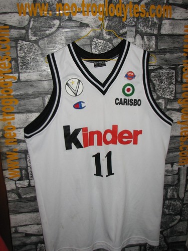 Maglia virtus bologna kinder - bologna,