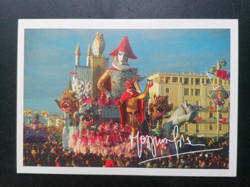 Cartolina carnevale viareggio - cartolina,