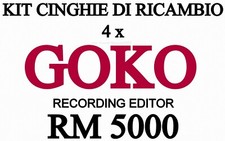★KIT CINGHIE DI RICAMBIO 4 x MOVIOLA GOKO RM 5000 RECORDING EDITOR★