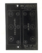 Targa di metallo del IMCA