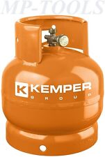 BOMBOLA GAS RICARICABILE 2KG  VUOTA KEMPER CAMPEGGIO TRASPORTABILE