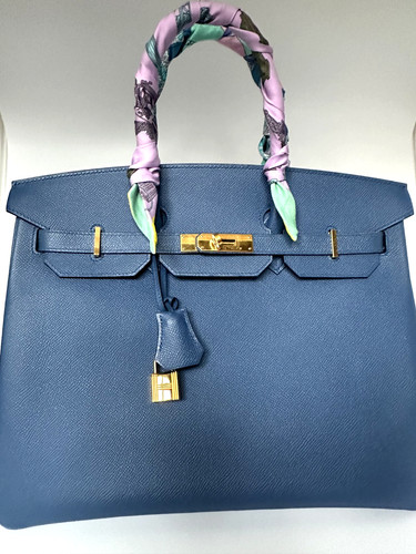 Hermes birkin 3blue epsom - 3blue,