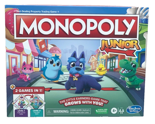 Hasbro monopoly junior - monopoly, gioco