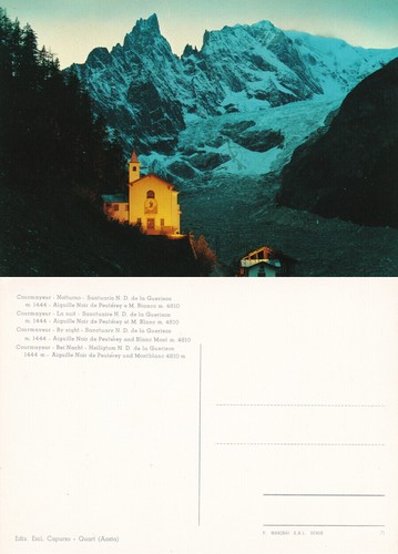 Courmayeur santuario de - santuario, nd.