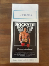 21S LOCANDINA, ROCKY 3 III Sylvester Stallone Hulk Hogan,Carl Weathers 1982