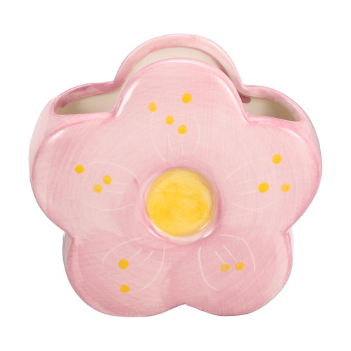 Large ceramic flower pen - ceramic,