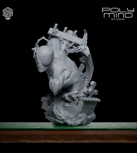 Busto spider man stampato in - |,