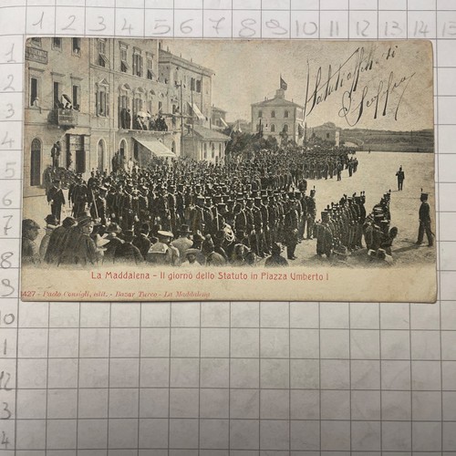 Antica cartolina postale - antica,