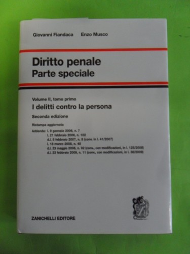 Diritto penale parte speciale - penale,