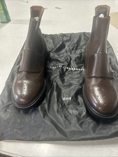 Stivaletti Fratelli Rossetti in pelle marrone alare doppio monaco usati in ottime condizioni taglia 37