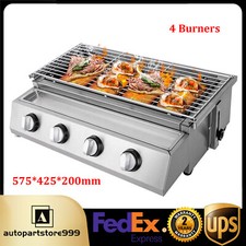 Gas BBQ Grill Stainless Steel