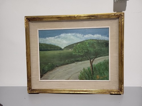 Quadro olio paesaggio - ad,