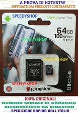 KINGSTON Micro SD 64 GB classe