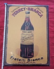 Tabella in latta pubblicitaria