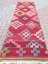 Tappeto Kilim Turco Rosso