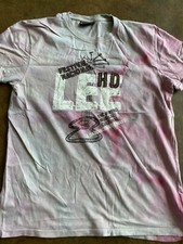 LEE +T SHIRT++TG XL++TIE DYE+ROSSO+ORIGINALE 100%++STREET WEAR+++HANDMADE