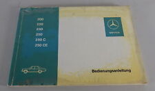 Manuale D'uso Mercedes Benz /8