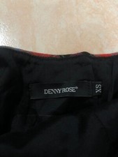 DENNY ROSE Grey Red Pattern