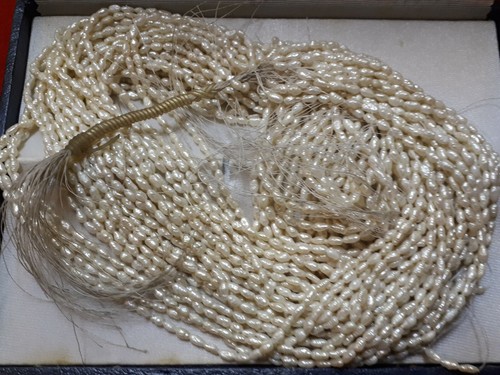 Collana collier filo perle - collana,