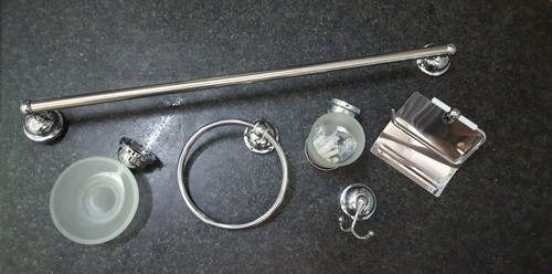 Set bagno accessori cromati - accessori,